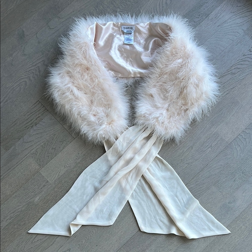 Bebe Faux Fur Shawl
